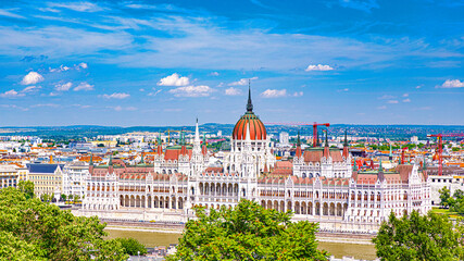 Obraz premium City of Budapest capital of Hungary downtown views