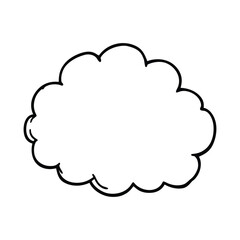 Cloud line art, Cute cloud line art, sky