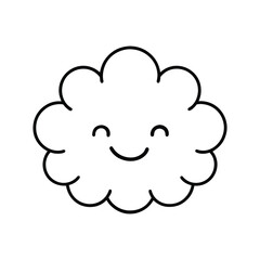 Cloud line art, Cute cloud line art, sky