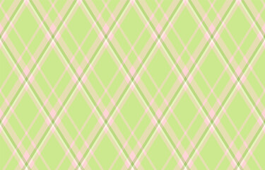 Subtle pastel green and pink diamond pattern. Elegant geometric design, perfect for backgrounds, textiles, or website designs. Creates a calming and sophisticated aesthetic.