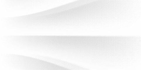 White abstract background, blue grey cut wave. Sun shadow subtle line pattern, gray dot bg. Corporate soft texture, curved 3d ripple in sunlight. Seamless medical office geometric circle clean overlay