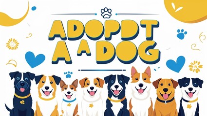 Fototapeta premium adopt dog