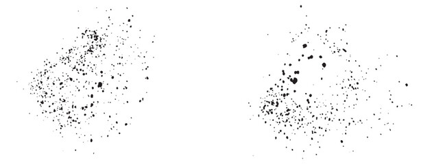 Ink grunge black blood splatter illustration background design