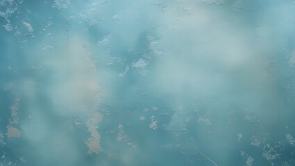 Fototapeta premium Abstract Teal and Blue Washed Texture: Soft Grunge Wall Background with Subtle Variations