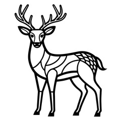 deer vector illustration