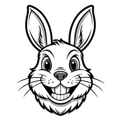 vector illustration of a rabbit
