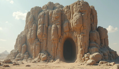 Fototapeta premium ruins of the ancient city of jerusalem
