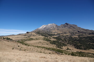 View on Iztaccihuatl, Izta-Popo National Park, Mexico