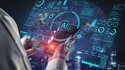 AI Assistant Brain Processor with LLM Technology, Big Data, Machine Learning, Generative AI for...