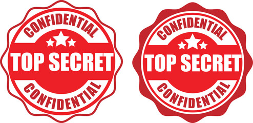 Confidential Top Secret Stamps for Official and Private Use