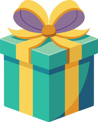 Colorful Gift Box Vector Illustration