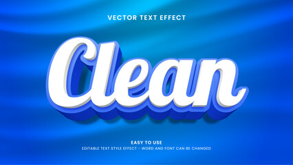 clean editable text effect