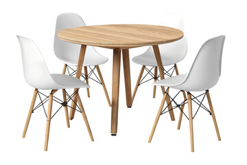 table and chairs isolated , 
Dining Room Elegance