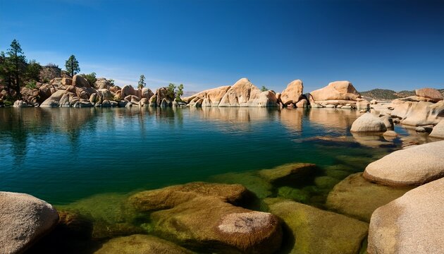 exploring the stunning rock formations and clear waters of lake natoma in folsom california on may 25 2025