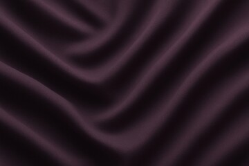 Obraz premium Abstract Purple Wavy Fabric Background, Smooth Flowing Material Texture, Elegant Silk or Cloth, Rich Dark Hue, Fluid Drapery