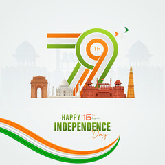 Happy Independence Day: Celebrating India's Rich Heritage and Progress, 15 August, indian Independence Day Poster | Post, Poster, Banner, Web Banner,&nbsp;
