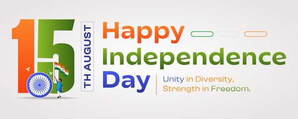 Happy Independence Day: 79, Celebrating. 15 August, with Joyful Spirit, indian  Independence Day Banner |Post, Poster, Banner, Web Banner,&nbsp;
