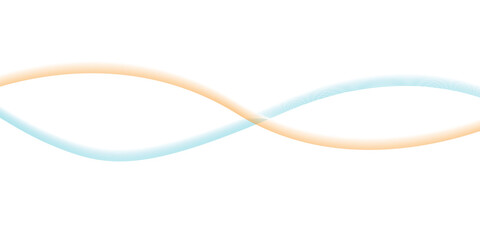 Abstract colorful wave element for design. Digital frequency track equalizer. Stylized line art background.Vector illustration.Wave with lines created using blend tool.Curved wavy line, smooth stripe
