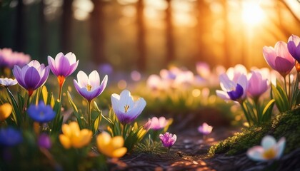 nature s rebirth blooming flowers herald the arrival of spring equinox
