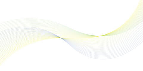 Vector abstract background. Multicolored dynamic lines on a white background. Colored waves. Background for design
