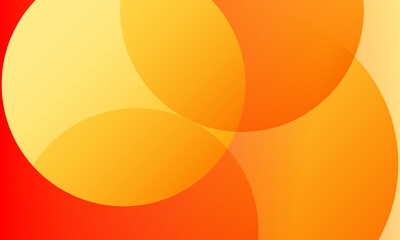 Fluid shapes composition with orange color. Colorful halftone gradients. background modern template design