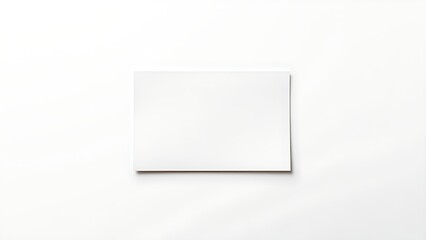 A minimalist business card design on a clean white background, showcasing simplicity and professionalism.