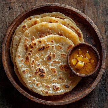 khasta roti with ghee and jaggery video