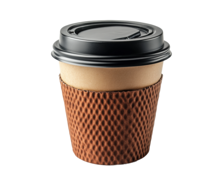 Savoring coffee breaks in a cozy urban  relaxing vibes and views isolated on transparent background - Powered by Adobe