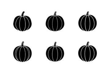 pumpkin squash halloween thanksgiving flag vector line art
