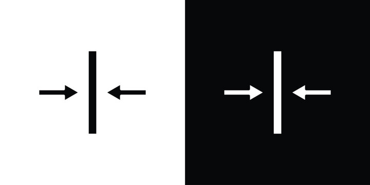 Thickness icon vector glyph pack. Black silhouette icons.