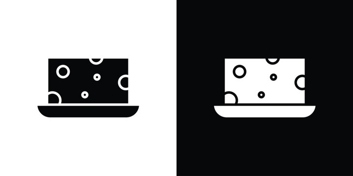 Halva icon vector glyph pack. Black silhouette icons.
