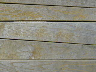 Natural wood surface with visible grain and light signs of weathering. Ideal calm nature...