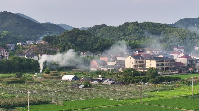 landscape in countryside of zhejiang