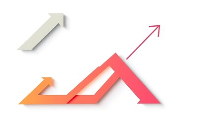 An abstract business concept with geometric shapes, symbolizing modern corporate strategy and clarity.