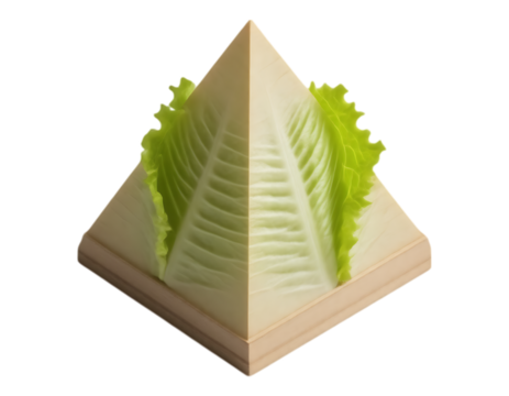 Lettuce Sandwich A Pyramid of Freshness