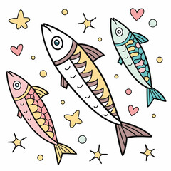 seamless background with feathers