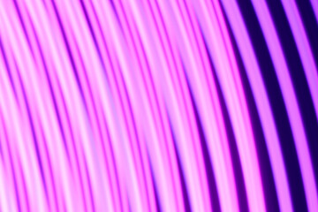 Curved Pink Light Wave Abstract Background