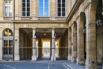 Obraz premium Paris, the Conseil constitutionnel 