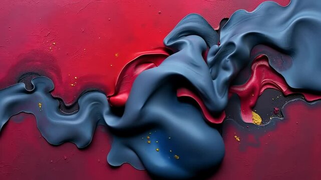 red paint background