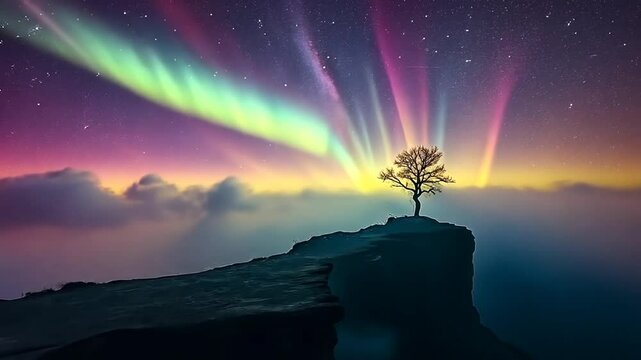 sunset in the mountains