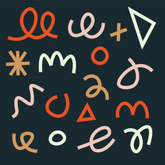Hand drawn vector doodles