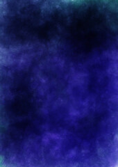 Dark Blue and Purple Watercolor Abstract Background