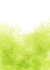 Green Watercolor Wash Abstract Background