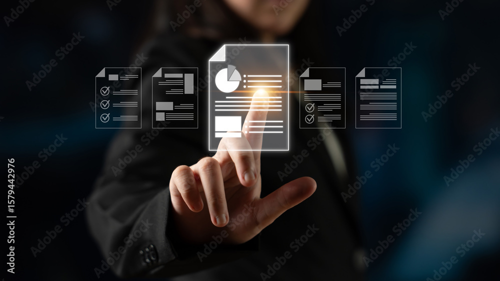 Poster cloud-based document systems improve access, security, and workflow, enabling paperless, productive 
