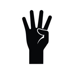 hand sign vector