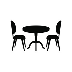 Fototapeta premium two chairs and table