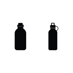 black and white bottles