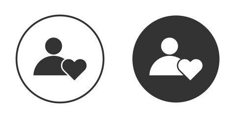 Wellness icon design flat silhouette style