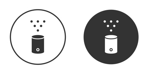 Humidifier icon design flat silhouette style