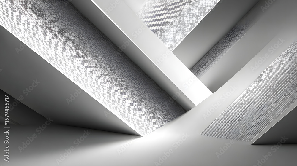 Poster white geometric abstract background overlaps layer on bright space with lines effect decoration. mod